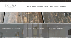 Desktop Screenshot of enigmainteriors.com.au